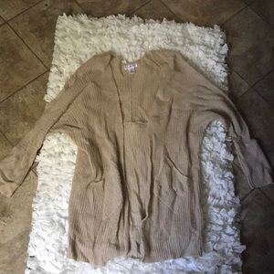 Cream colored fall cardigan